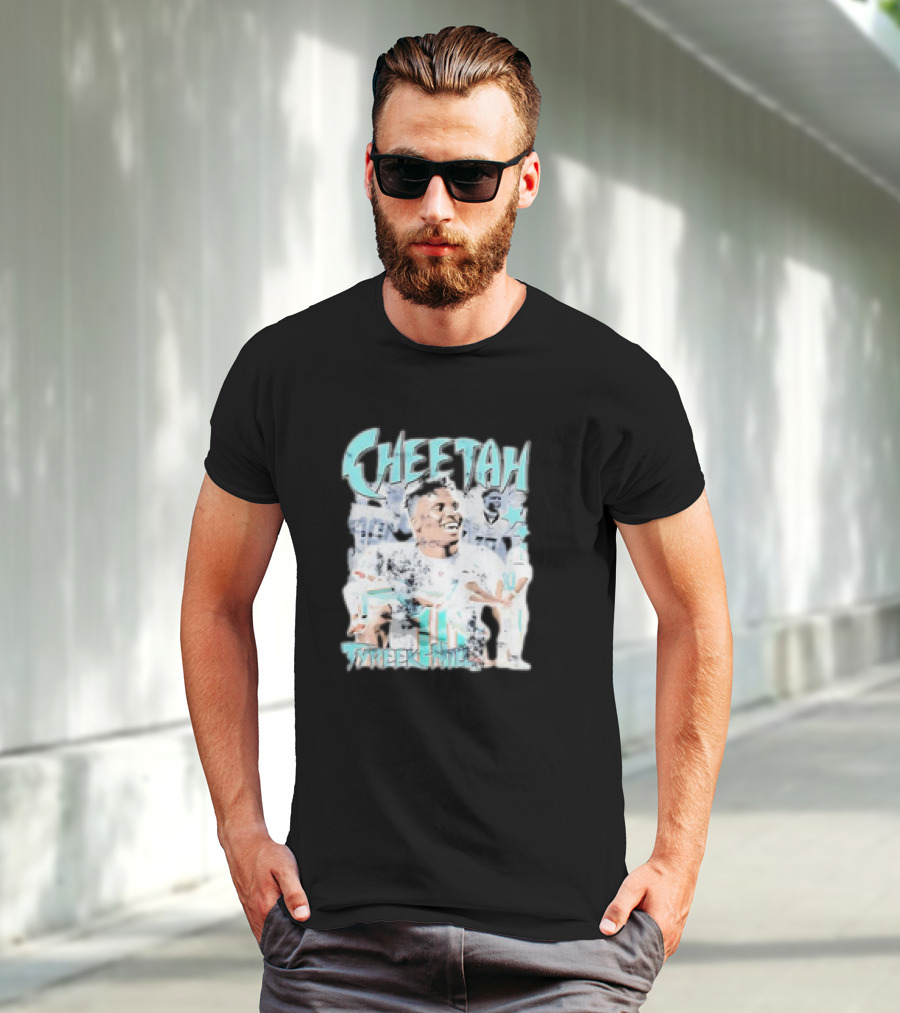 Cheetah Tyreek Hill Football Retro T-Shirt