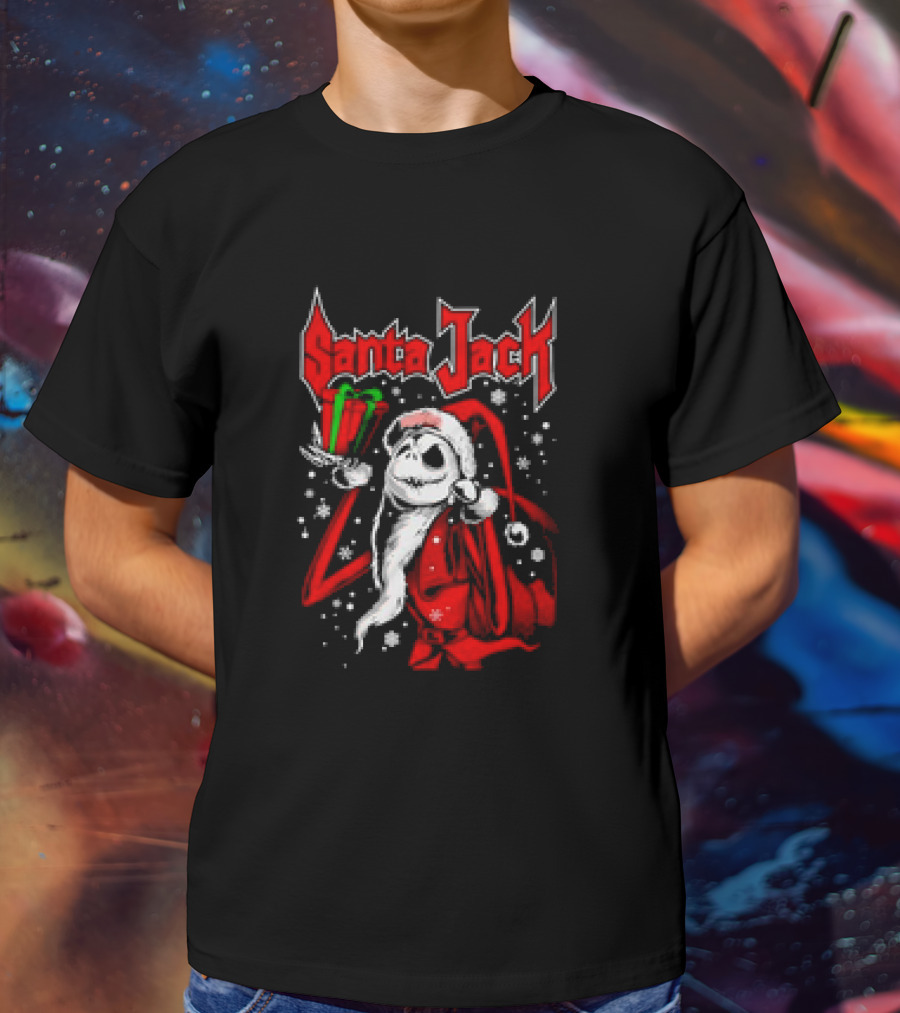 Santa Jack Skellington Christmas King T-Shirt