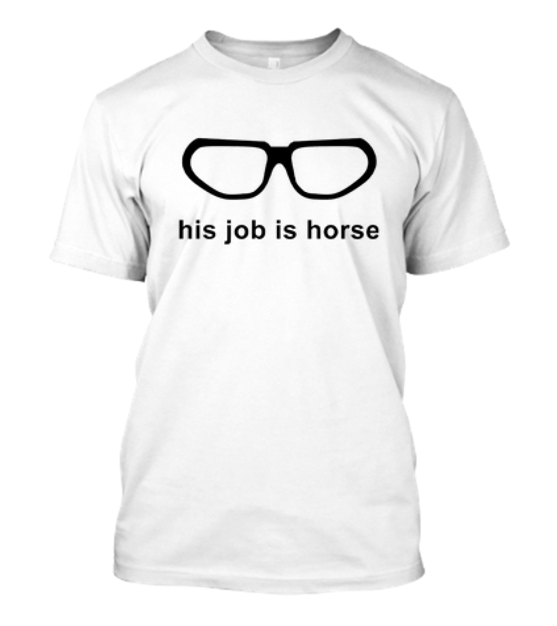 His Job Is Horse Pommel Horse Stephen Nedoroscik Glasses T-Shirt