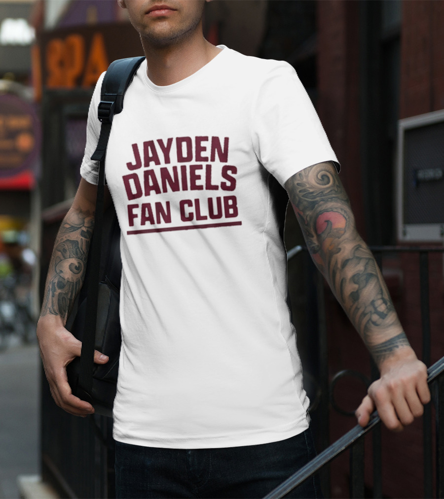 Jayden Daniels Fan Club Washington T-Shirt