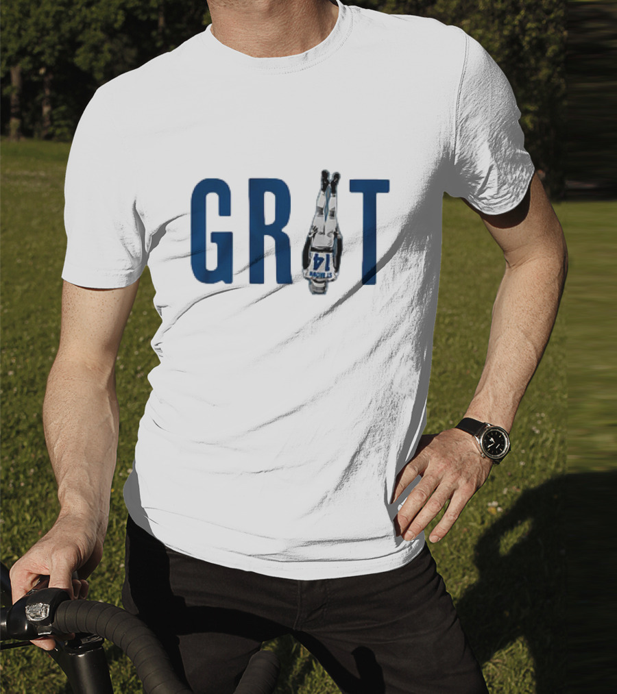 Amon-Ra St. Brown Detroit Lions Grit 14 Vintage T-Shirt