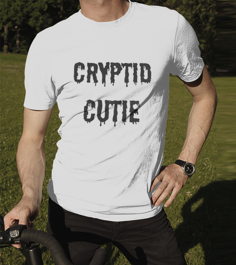Cryptid Cutie Spooky Drip Text T-Shirt