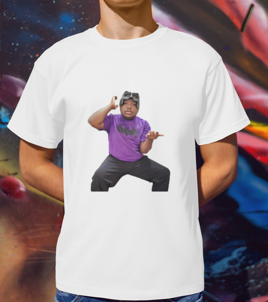 Darius Tiktok Autism Irisa Classic Batman Mask And Pose T-Shirt