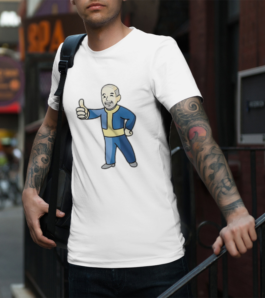 Vault Boy Nate Fallout Cartoons T-Shirt