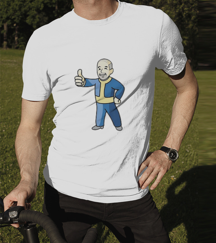 Vault Boy Nate Fallout Cartoons T-Shirt