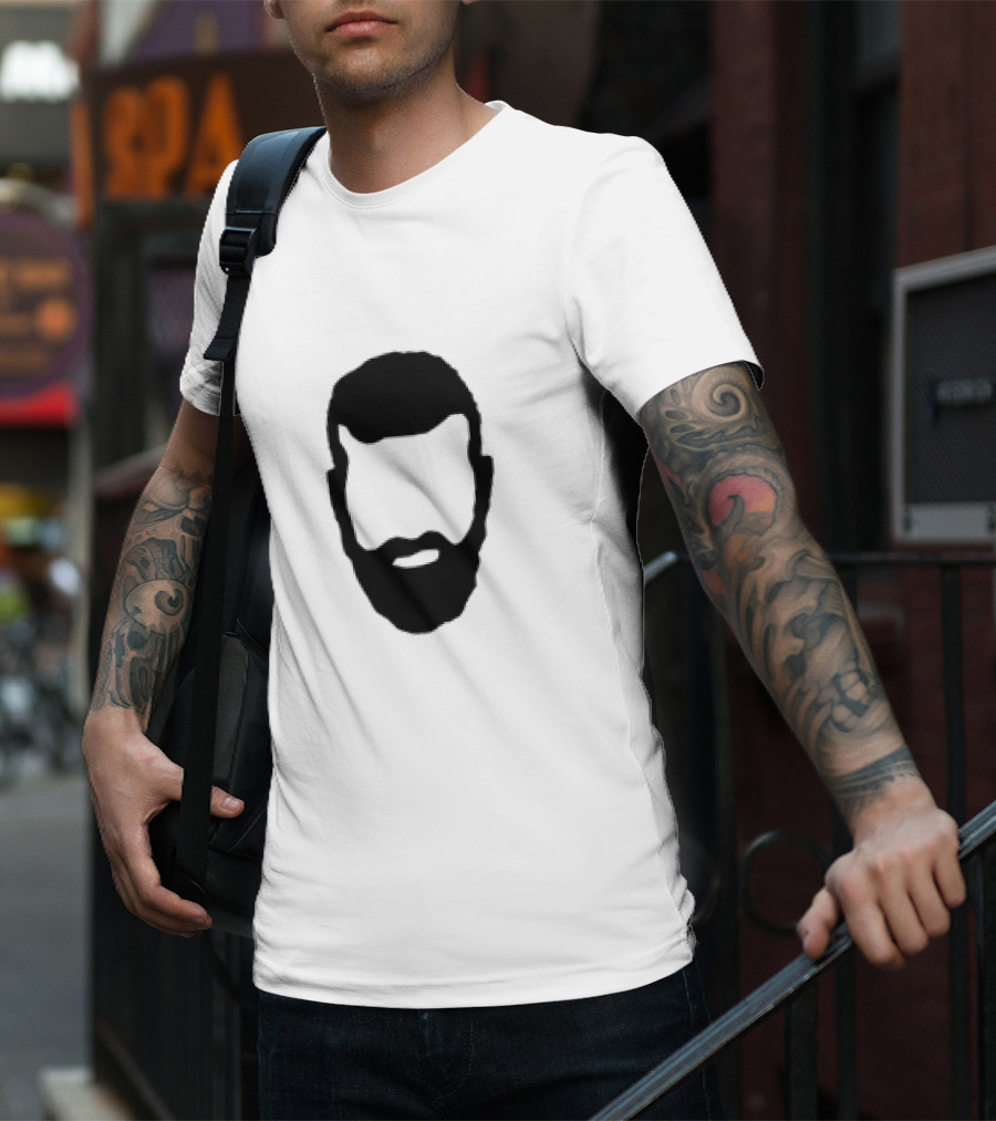 Hauss Beard Silhouette Marc Hauss Face T-Shirt