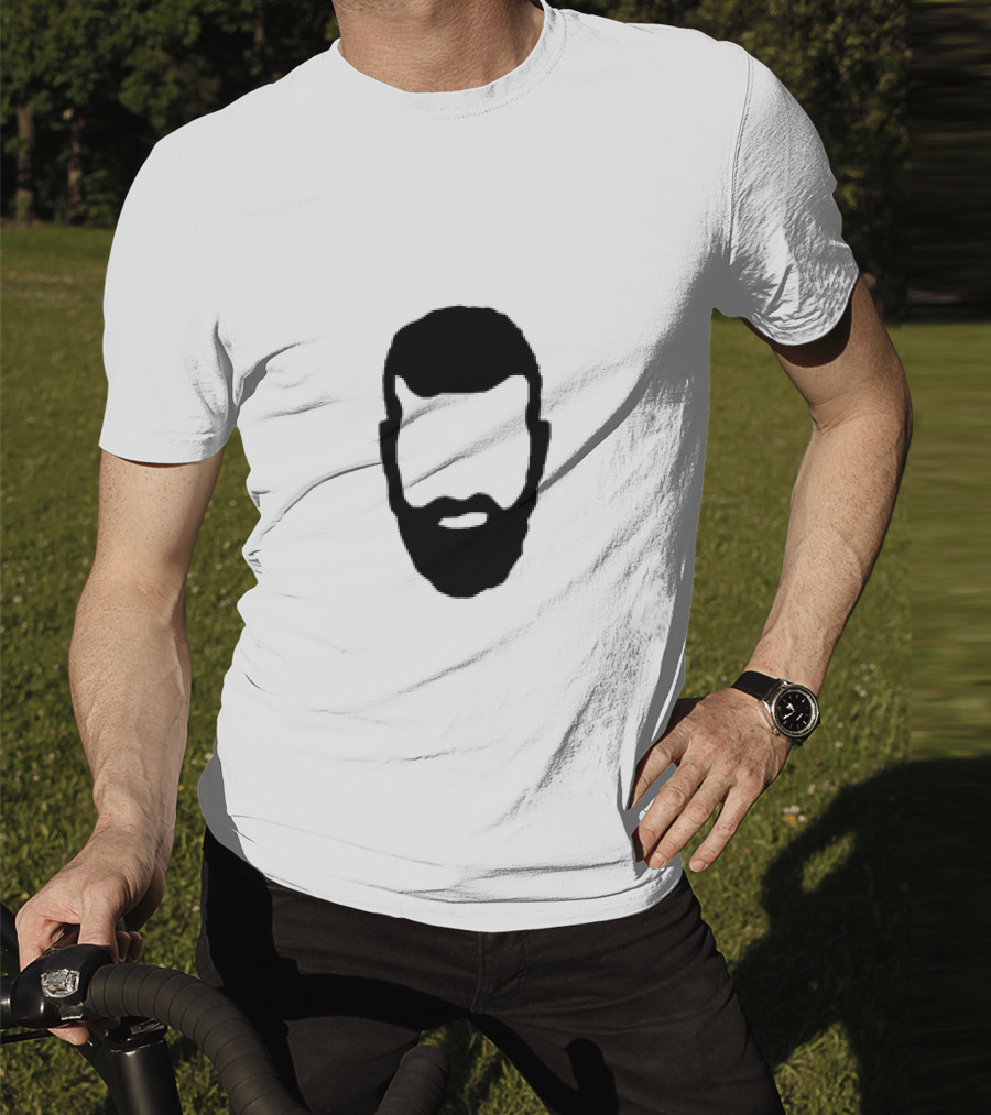 Hauss Beard Silhouette Marc Hauss Face T-Shirt