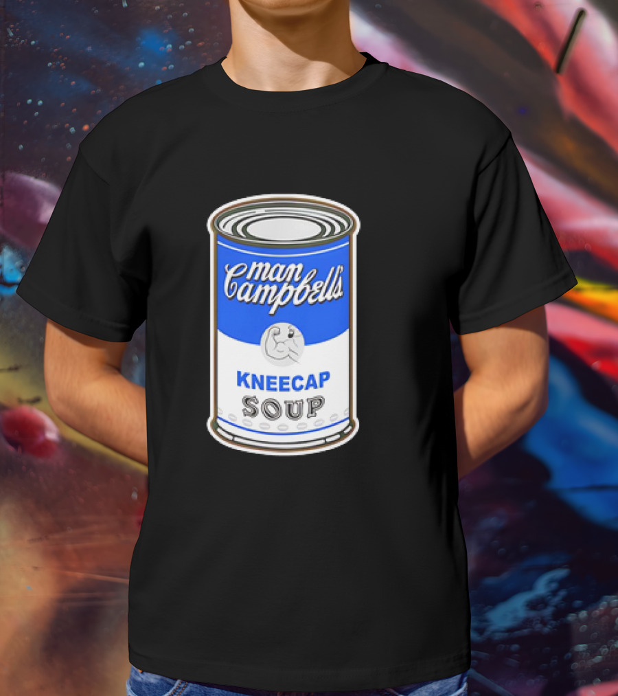 Man Campbell’s Vintage Kneecap Soup Can T-Shirt