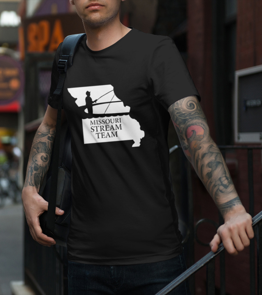 Missouri Stream Team Fishing In State T-Shirt