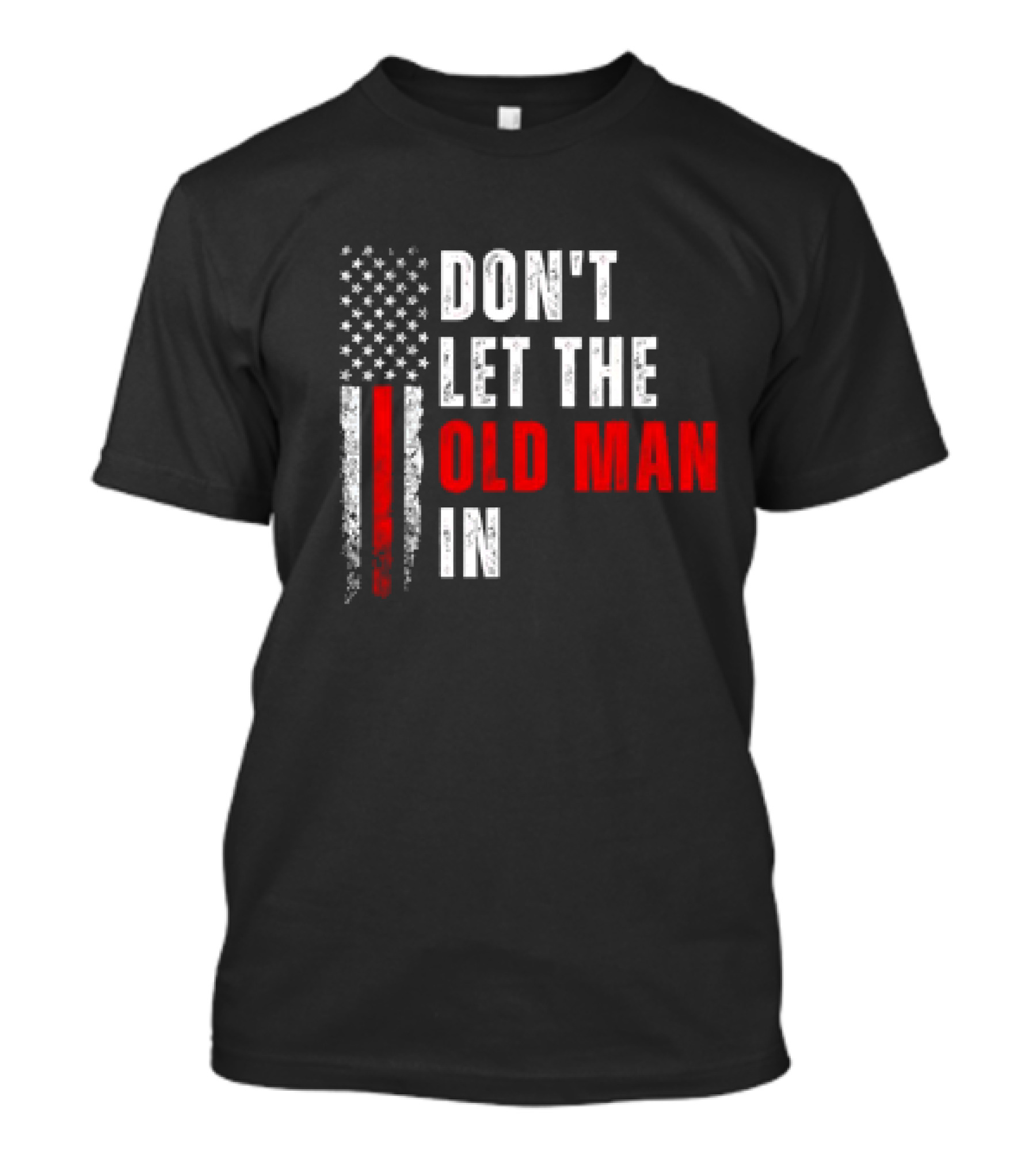 DON'T LET THE OLD MAN IN American Flag T-Shirt