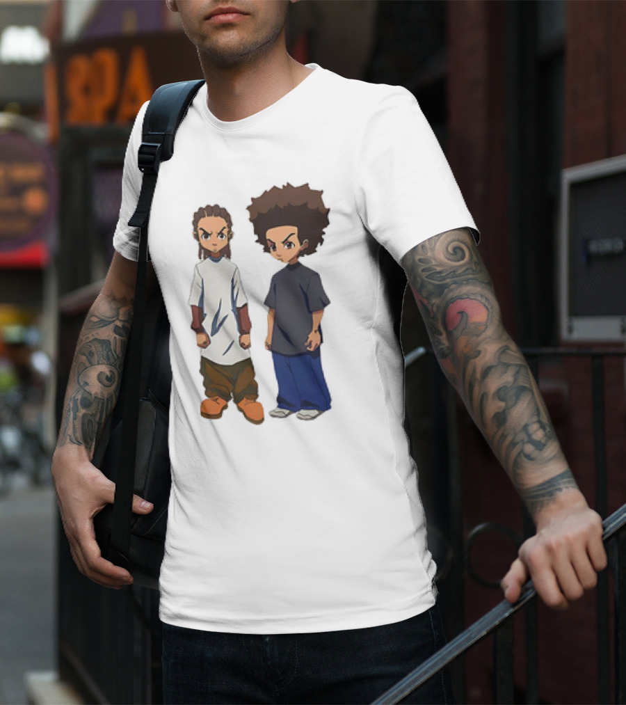 The Boondocks Huey And Riley Duo T-Shirt