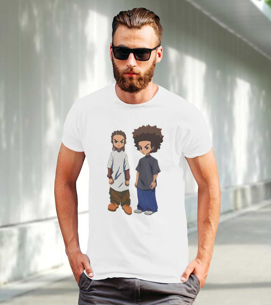 The Boondocks Huey And Riley Duo T-Shirt