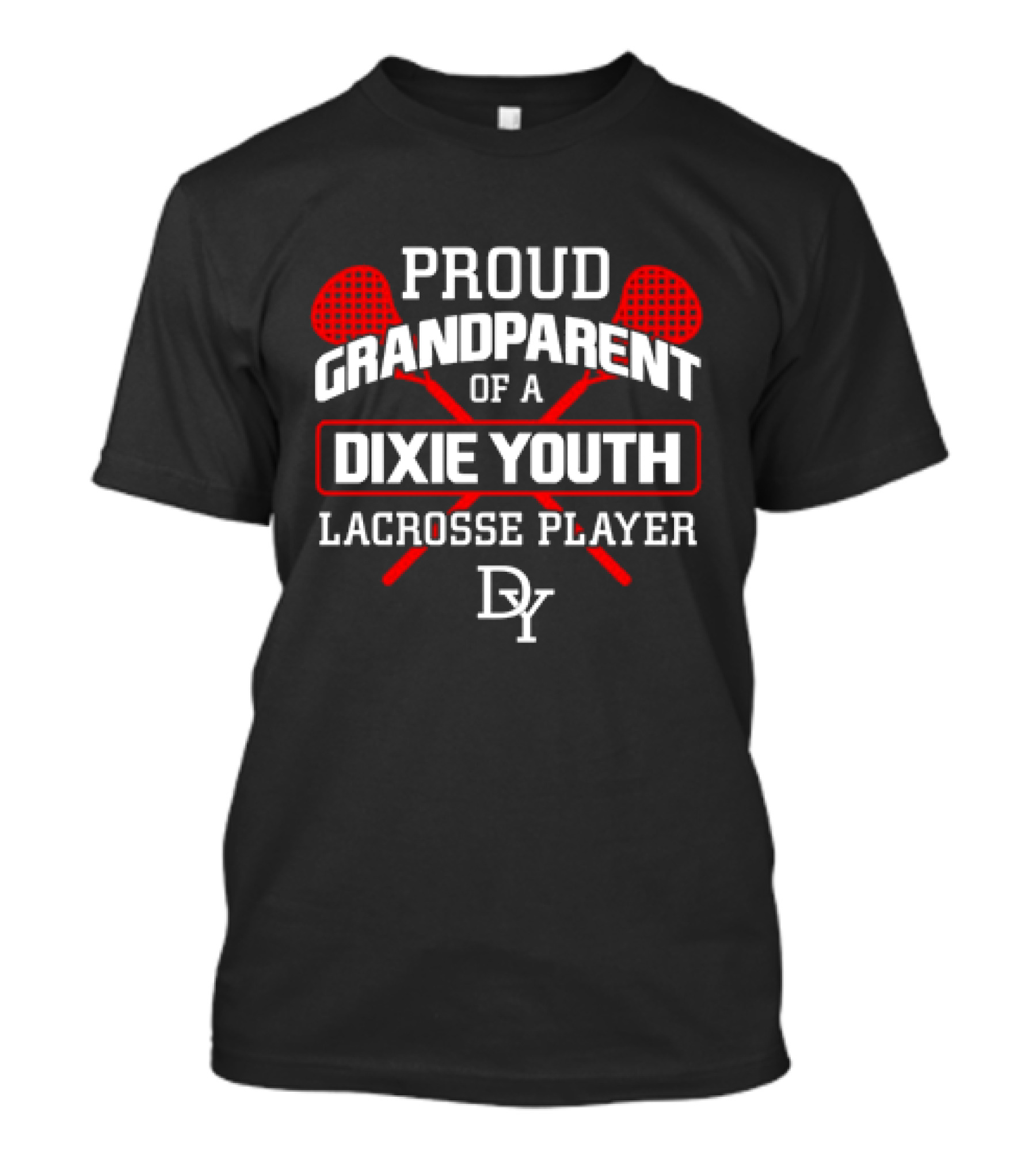 Proud Grandparent Of A Dixie Youth Lacrosse Player DY T-Shirt