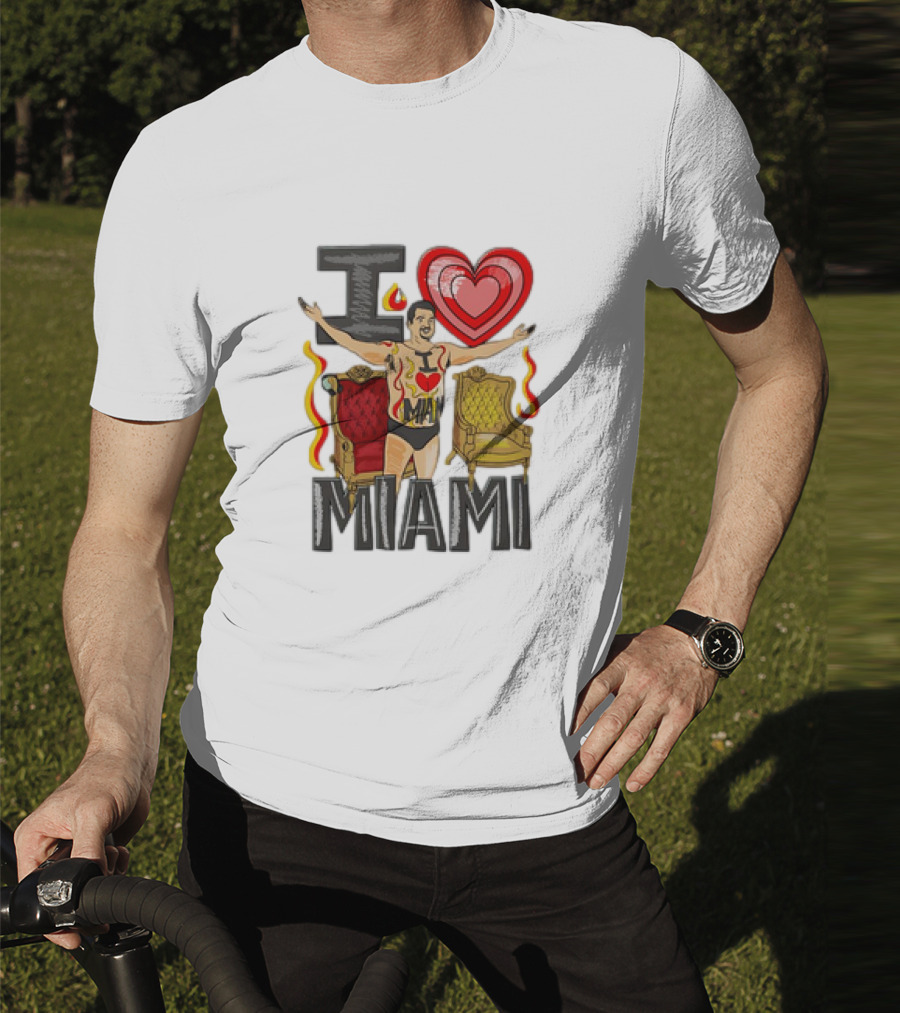 Dan Speedo I Love Miami The Dan LeBatard Show T-Shirt