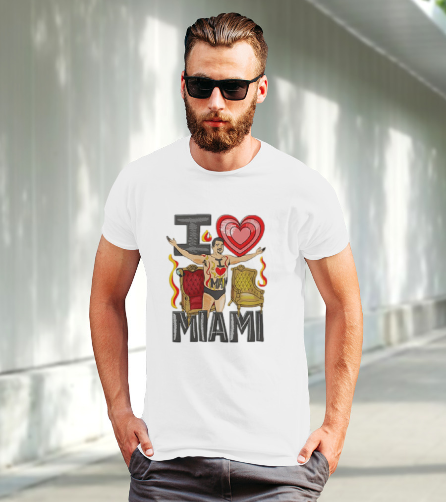 Dan Speedo I Love Miami The Dan LeBatard Show T-Shirt