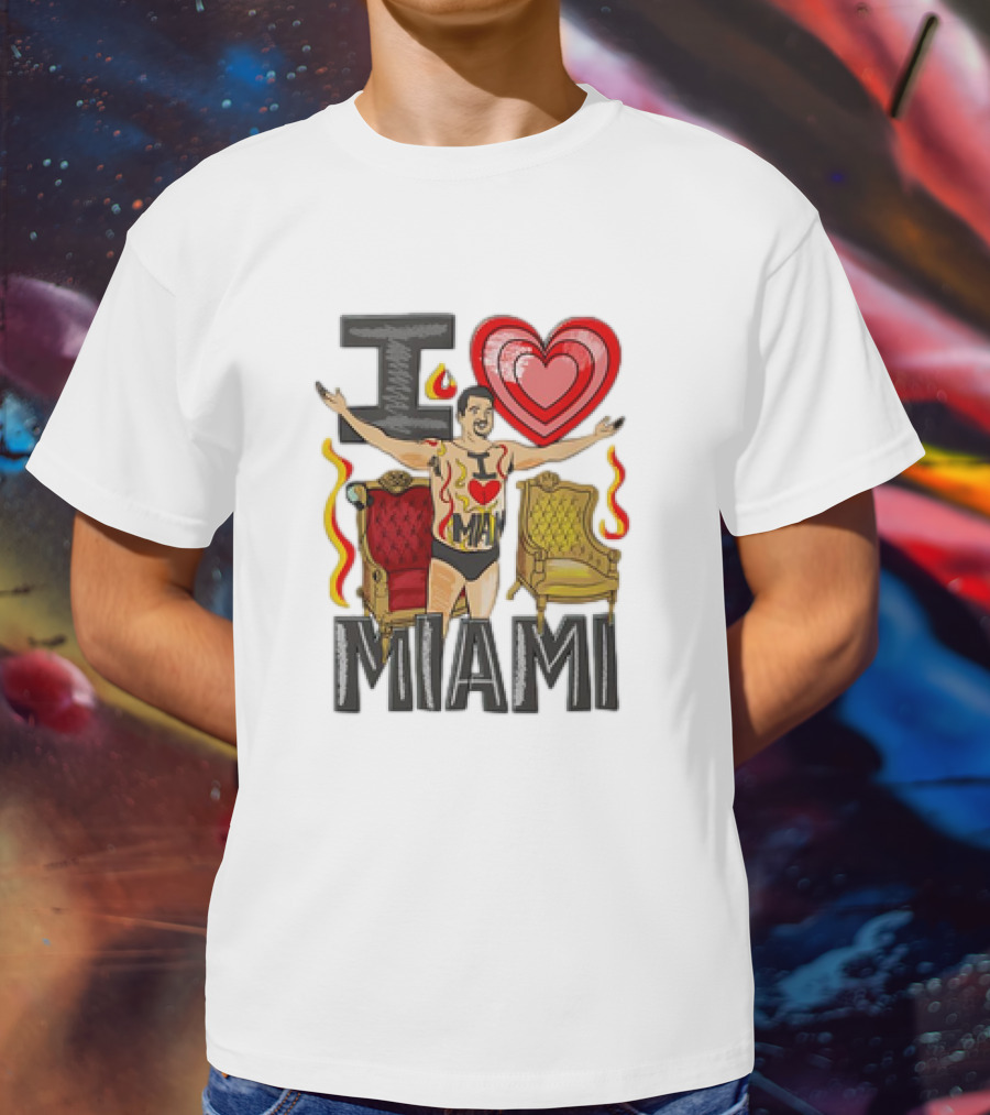 Dan Speedo I Love Miami The Dan LeBatard Show T-Shirt