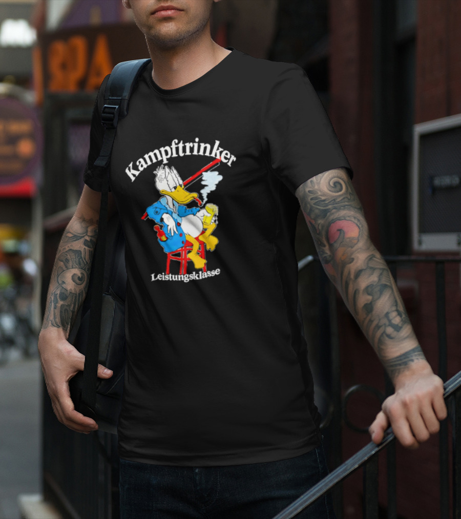 Kampftrinker Leistungsklasse Donald Duck Retro T-Shirt
