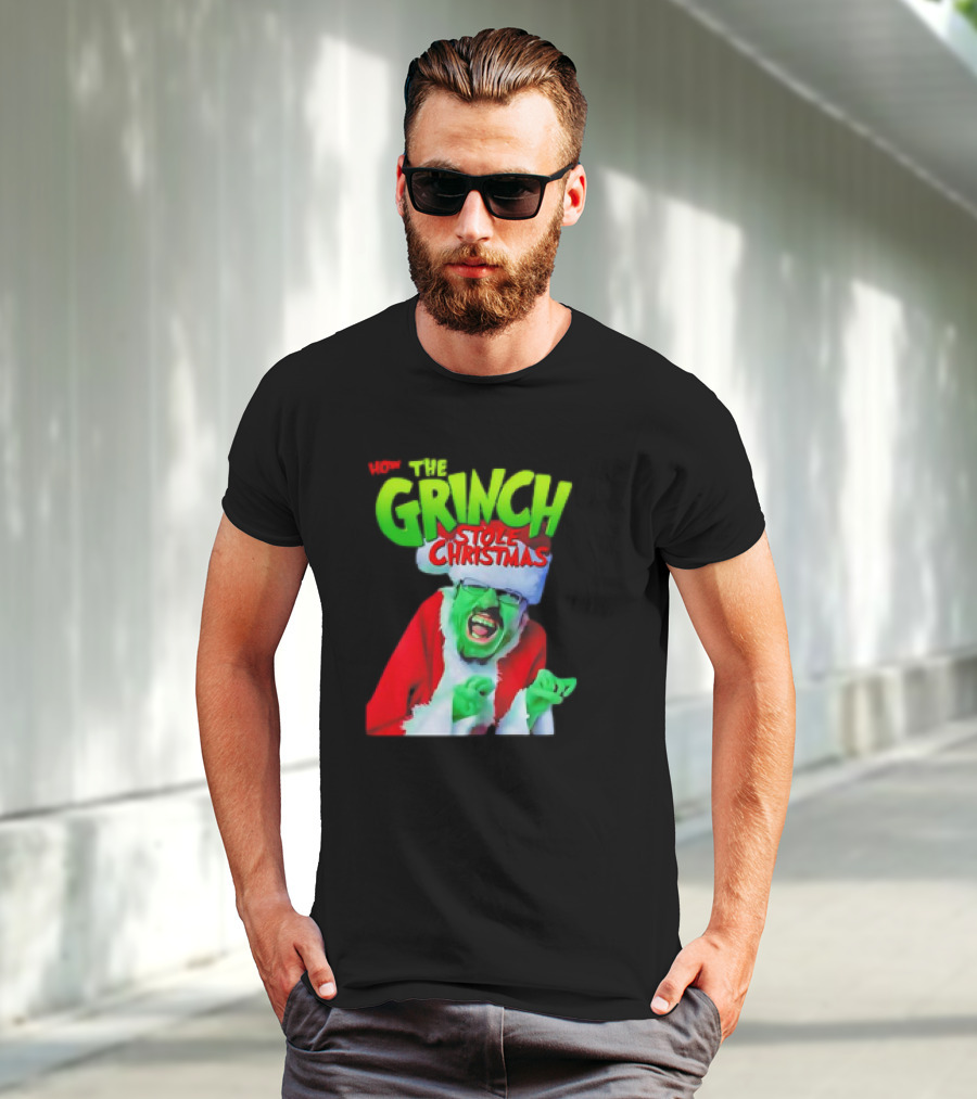 Walter White How The Grinch Stole Christmas Mashup Character T-Shirt
