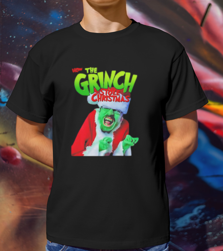 Walter White How The Grinch Stole Christmas Mashup Character T-Shirt