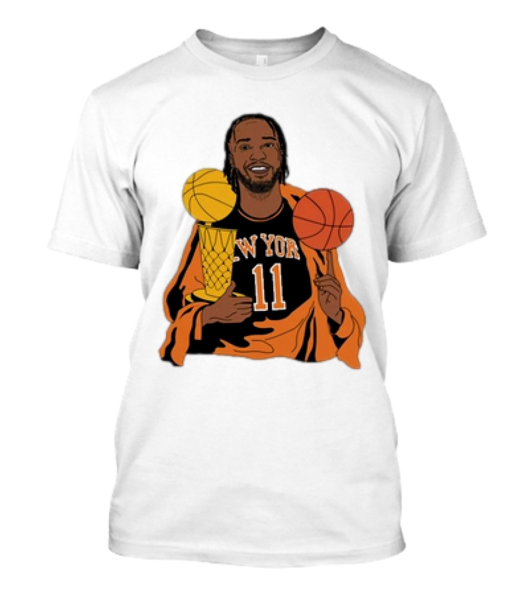 New York 11 Big Knick Energy Brunshym Basketball Trophy T-Shirt