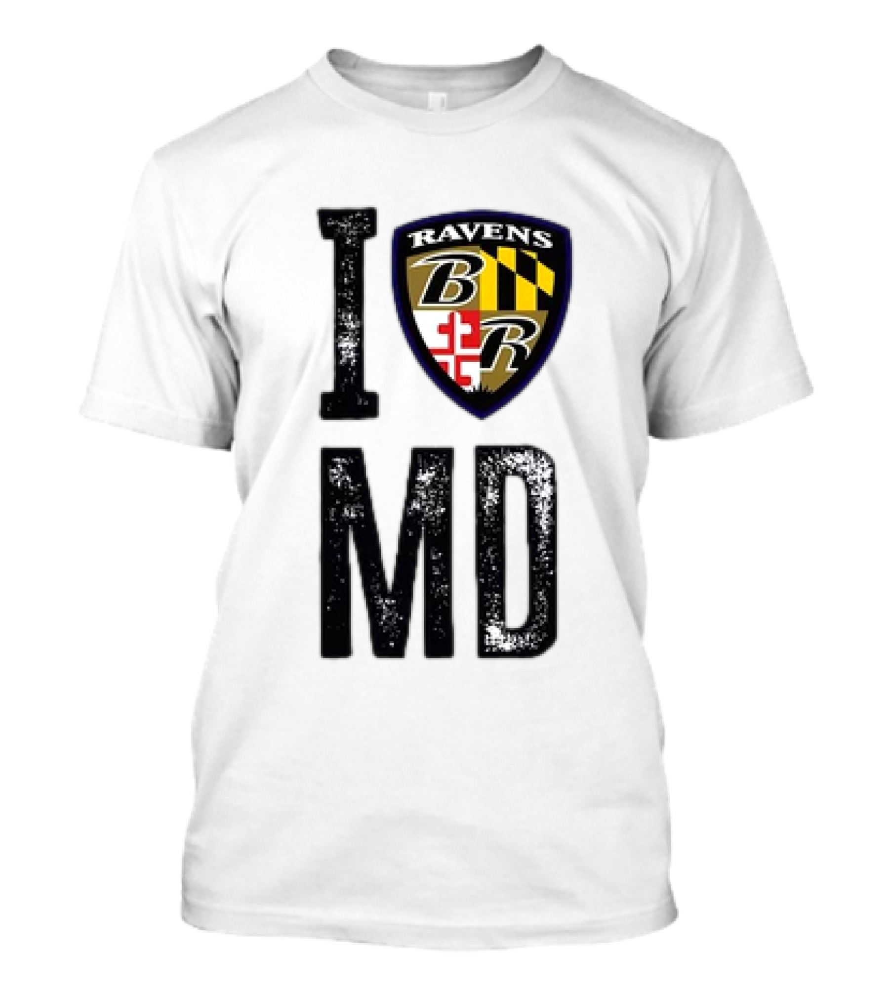I Ravens Shield MD Baltimore Original T-Shirt