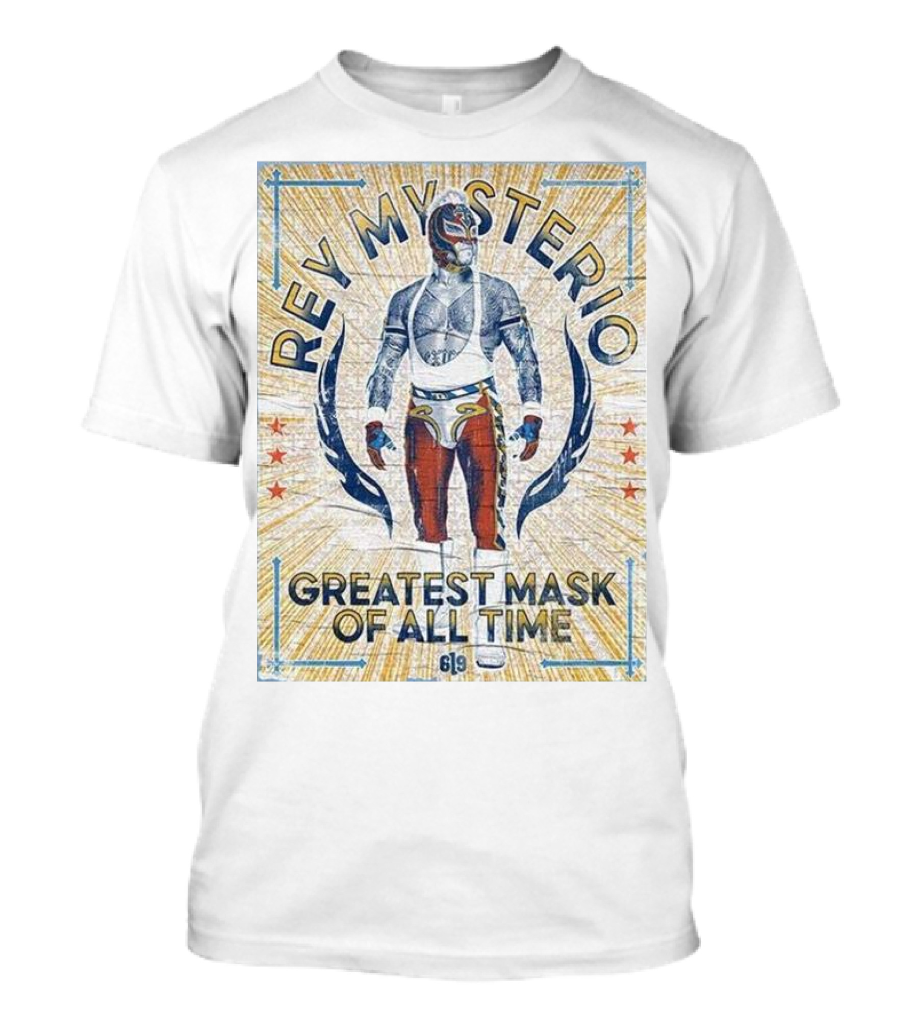 Rey Mysterio Greatest Mask Of All Time 619 T-Shirt