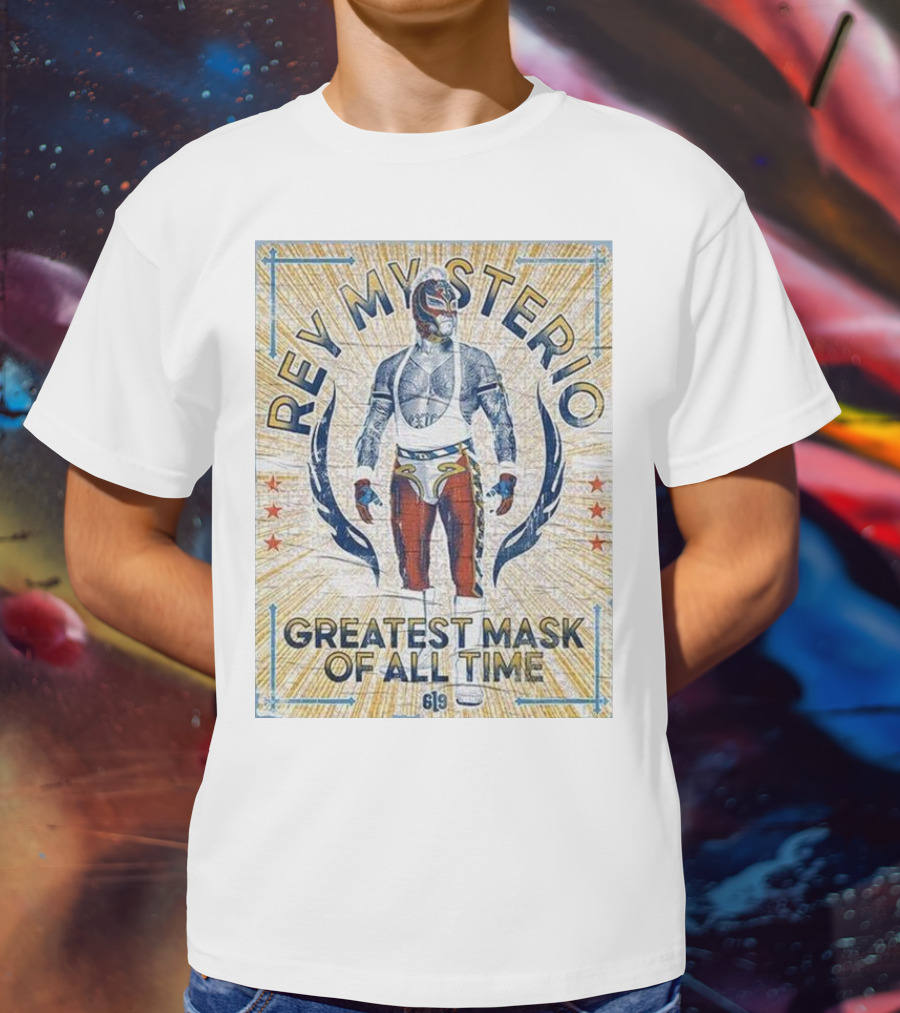 Rey Mysterio Greatest Mask Of All Time 619 T-Shirt