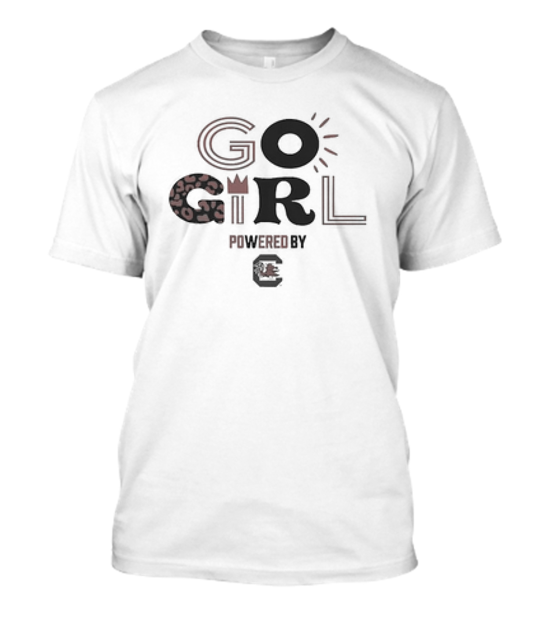 Go Girl Powered By South Carolina Gamecocks T-Shirt