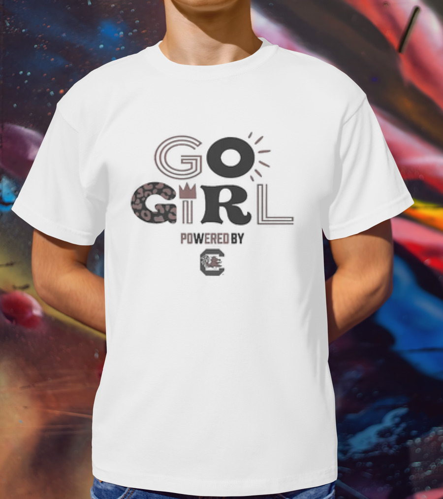 Go Girl Powered By South Carolina Gamecocks T-Shirt