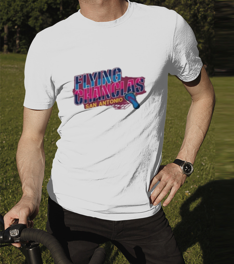 Flying Chanclas San Antonio Pink San Antonio Missions T-Shirt