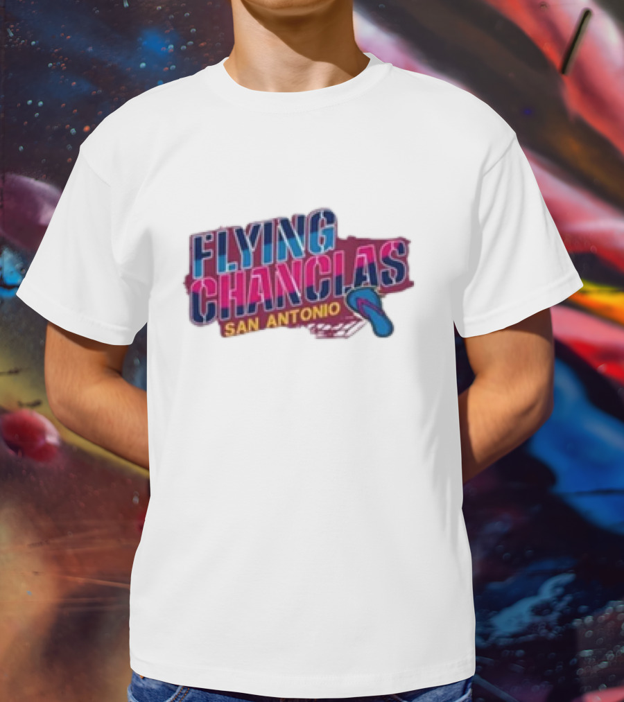 Flying Chanclas San Antonio Pink San Antonio Missions T-Shirt