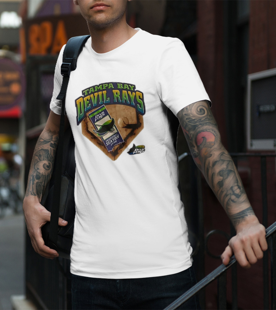 Tampa Bay Devil Rays Inaugural Season 1998 Vintage Major League Baseball Debut T-Shirt
