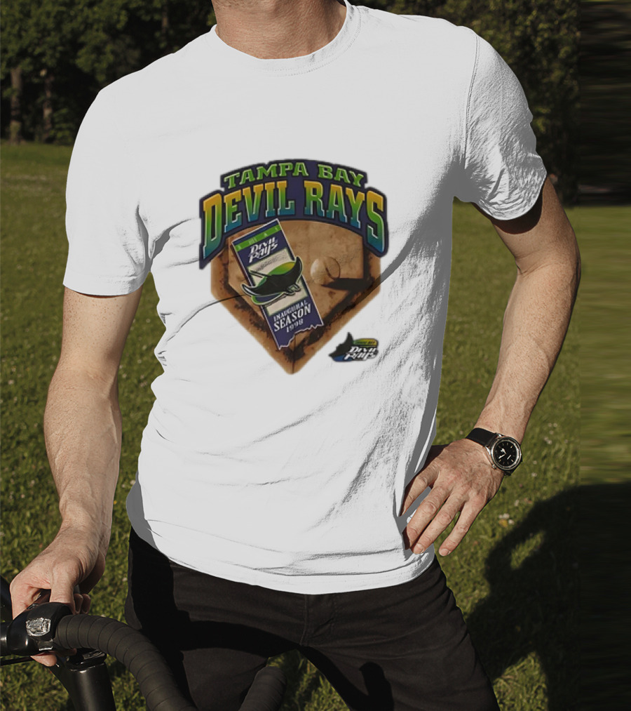 Tampa Bay Devil Rays Inaugural Season 1998 Vintage Major League Baseball Debut T-Shirt