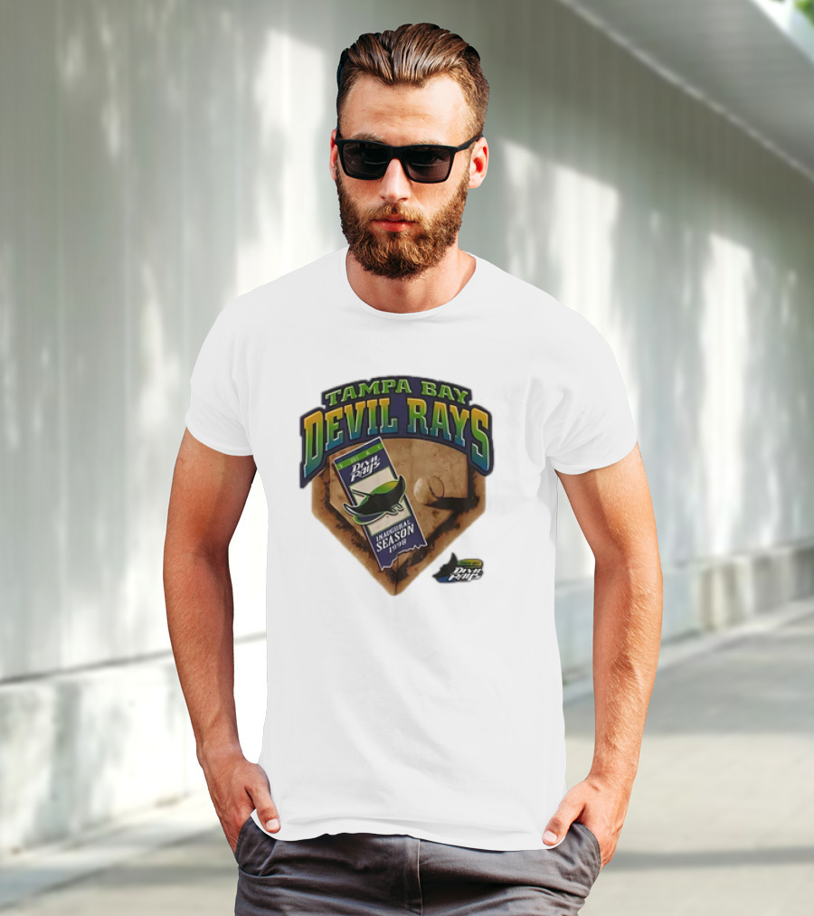 Tampa Bay Devil Rays Inaugural Season 1998 Vintage Major League Baseball Debut T-Shirt