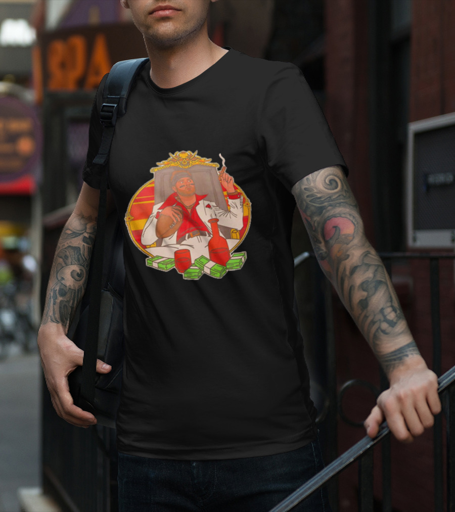 Scarface Baker Mayfield Gangster Football Money Power Iconic T-Shirt