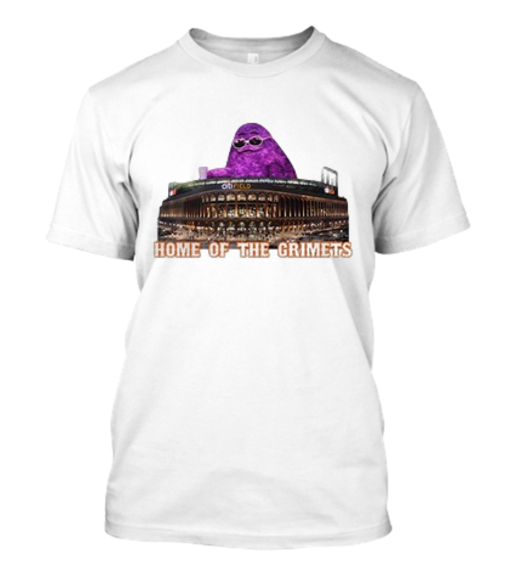 Citi Field Mets Grimace Home Of The Grimets T-Shirt