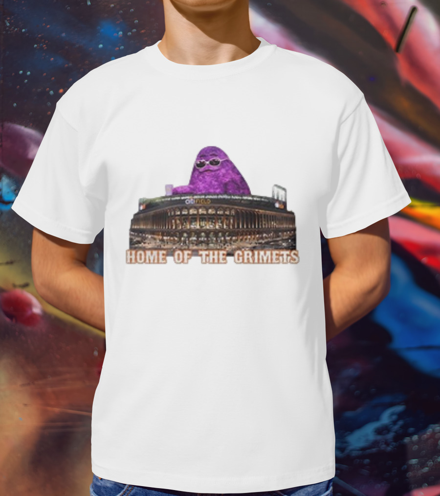 Citi Field Mets Grimace Home Of The Grimets T-Shirt