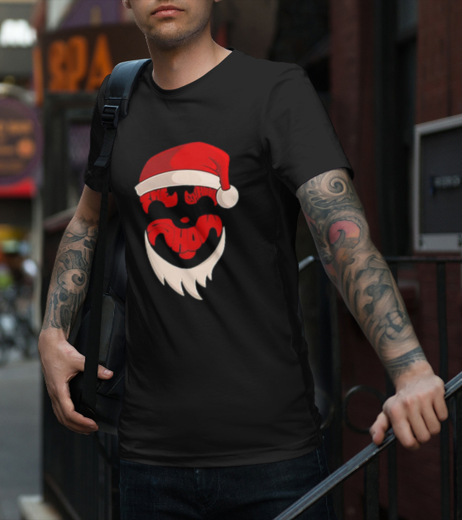 The Shaggs Santa Christmas Face T-Shirt