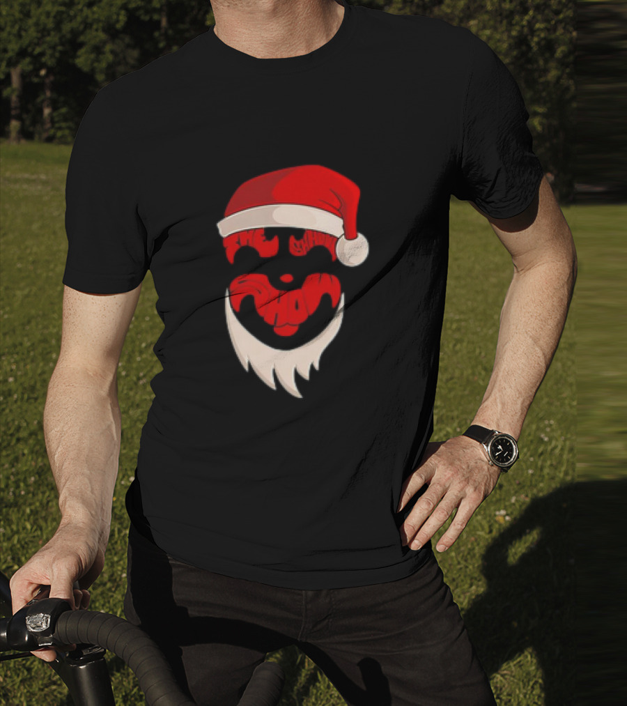 The Shaggs Santa Christmas Face T-Shirt