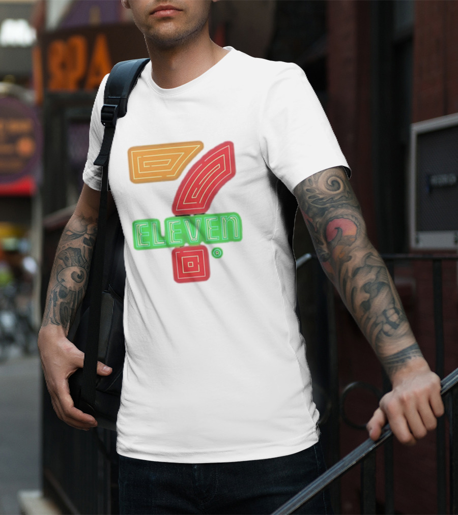 Ja’marr Chase X 7 Eleven Neon Logo Collaboration T-Shirt