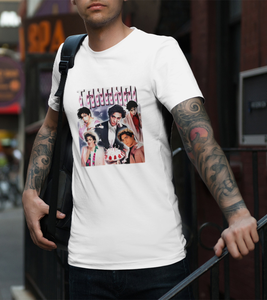 Tananai Cake Collage With Suit T-Shirt