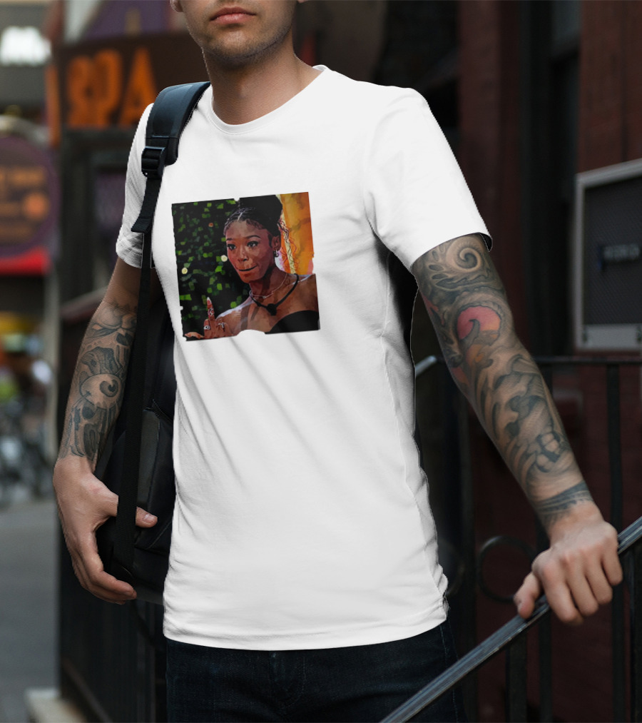 Love Island USA Serena Gesture Middle Finger T-Shirt