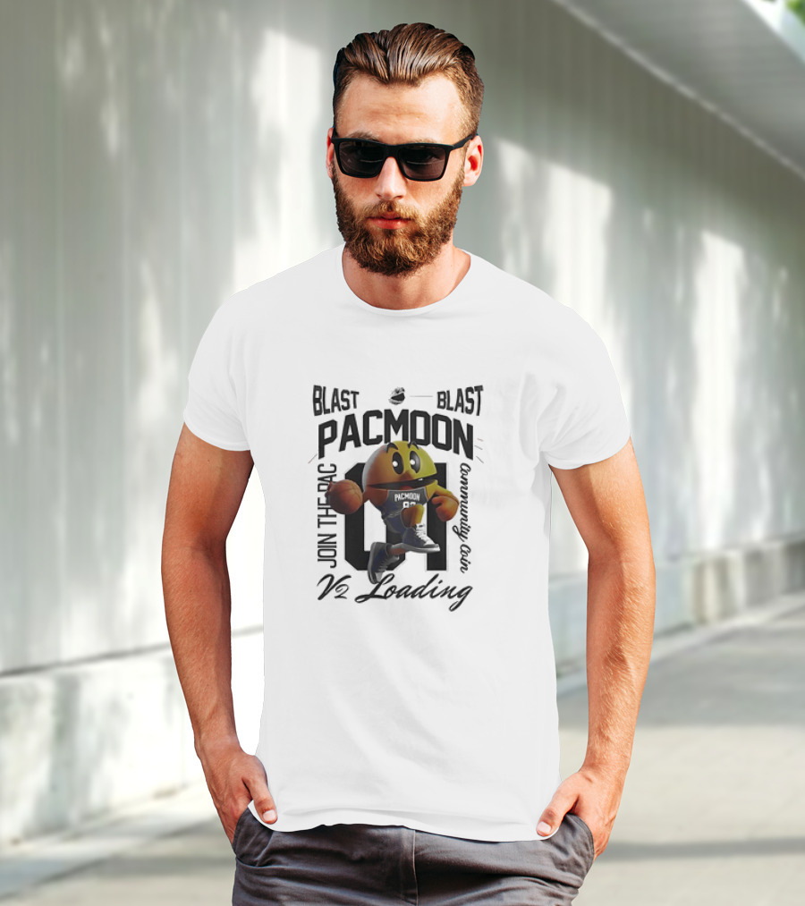 Blast Pacmoon Join The Pac Community Coin V2 Loading T-Shirt