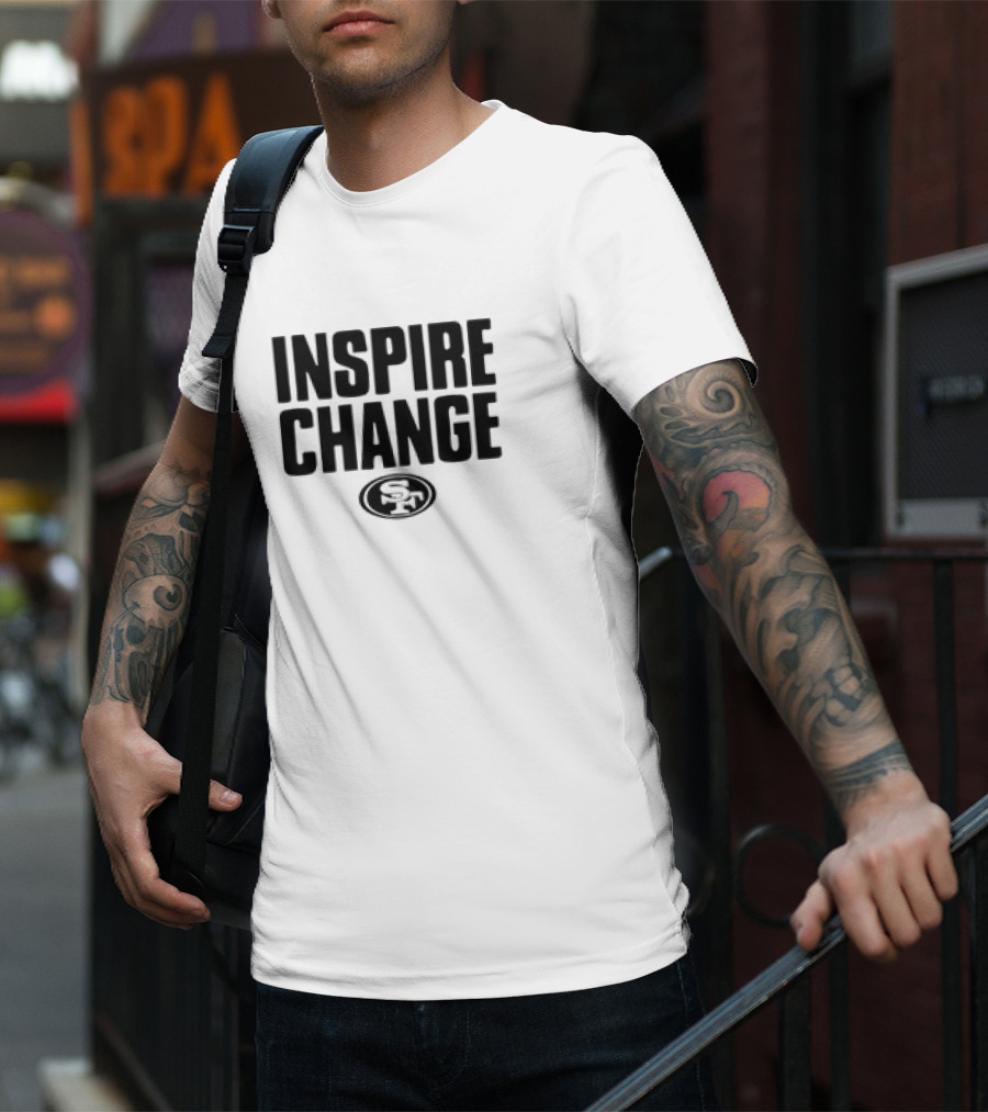 Inspire Change San Francisco 49ers SF Logo T-Shirt