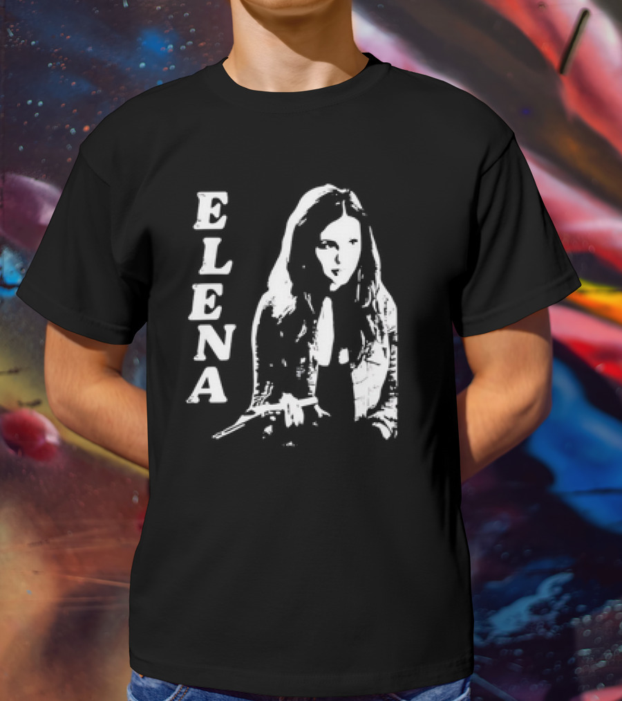 Blankclo Nina Dobrev Reversible Doppelganger Elena T-Shirt