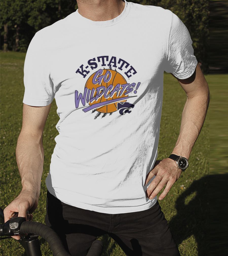 K-State Go Wildcats Basketball T-Shirt