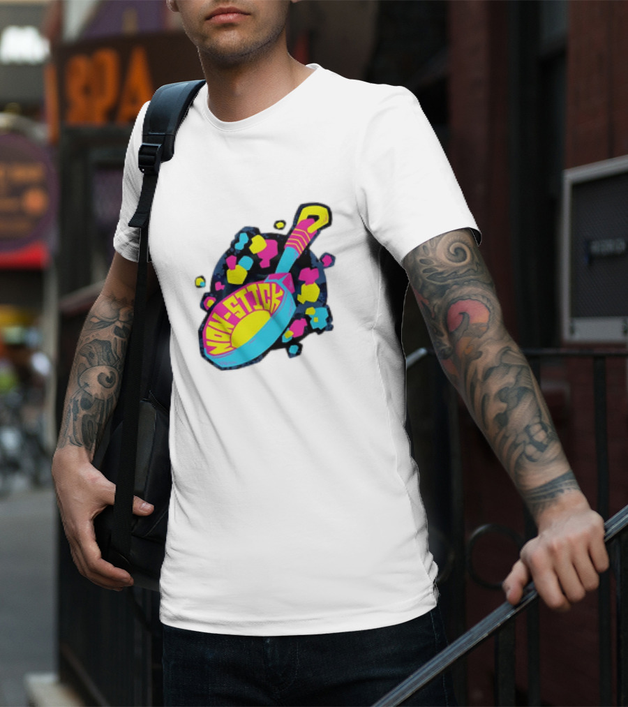 Non-Stick Colorful Pop Art Frying Pan T-Shirt