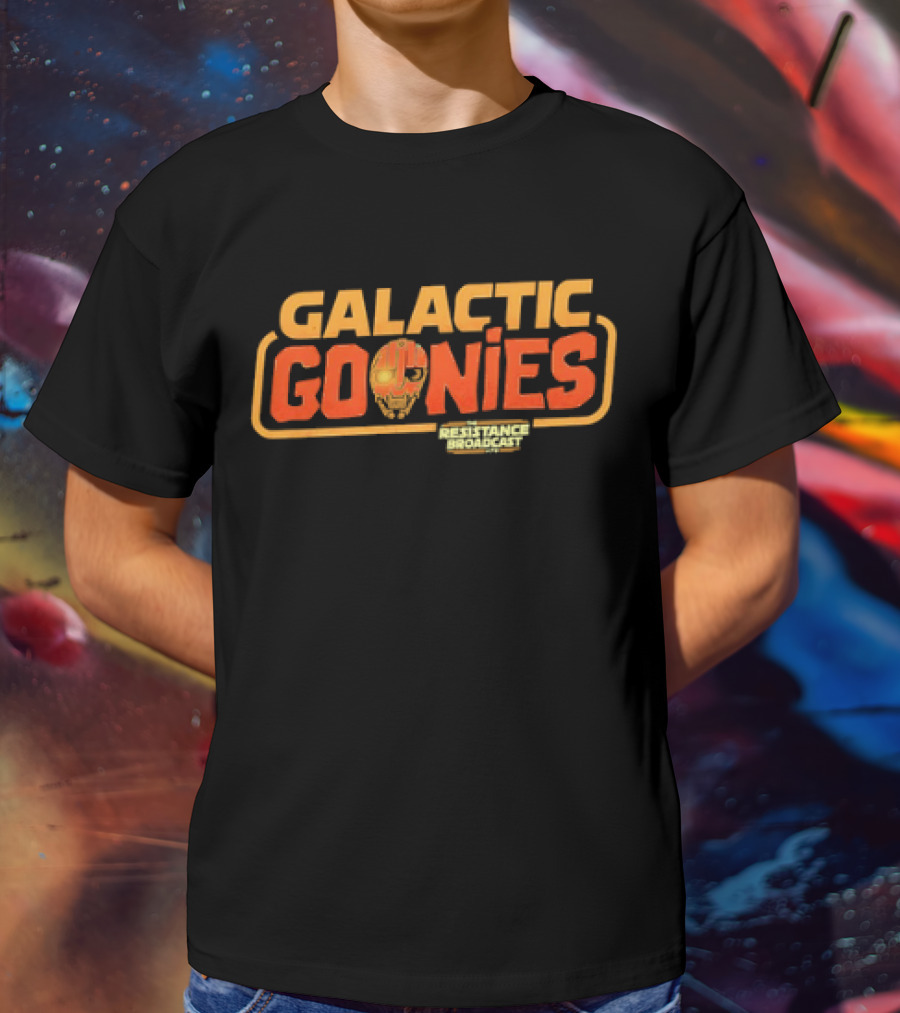 Galactic Goonies Resistance Broadcast Star War Inspired T-Shirt