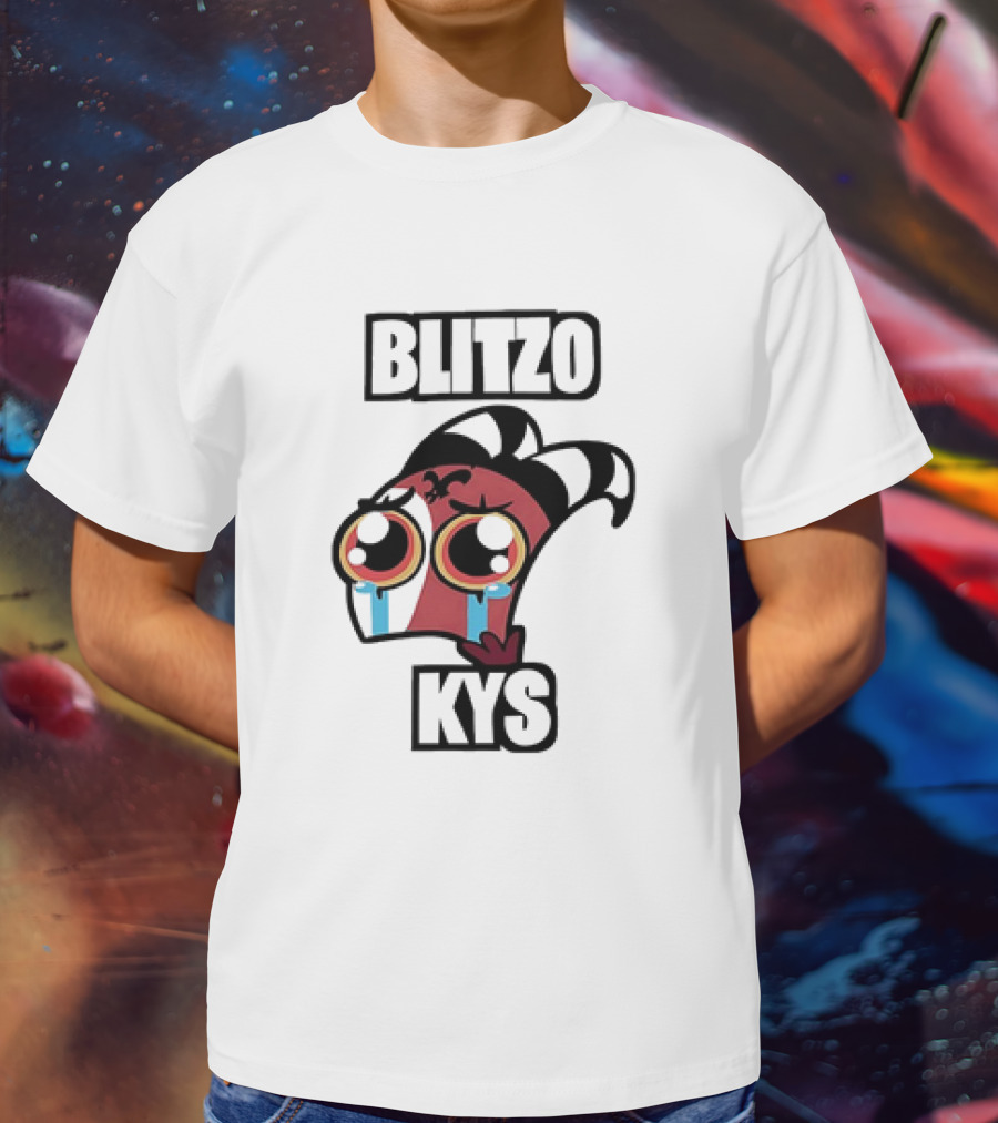 Blitzo Kys Character Crying Eyes Iconic T-Shirt