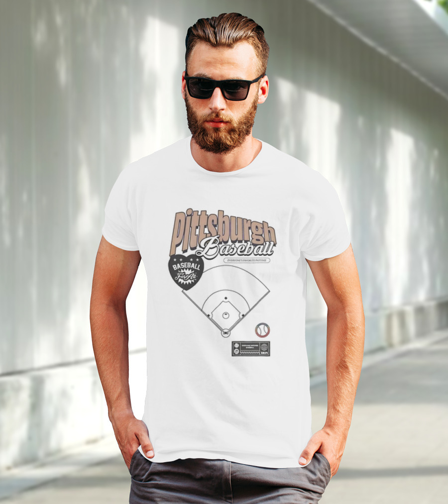Pittsburgh Baseball Everyone’s Favorite Pastime Field T-Shirt